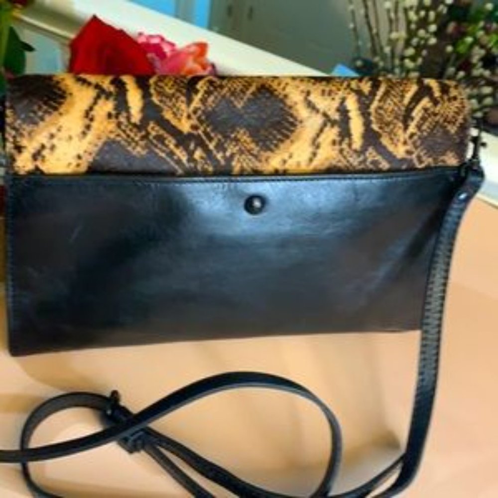 NWT Patricia Nash Python Tijola Python Leather Bag - Picture 6 of 13